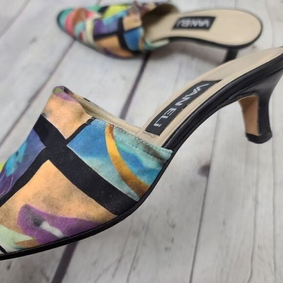 Vintage 80s 90s Vaneli Lip Pop Art Heels - Picture 15 of 15